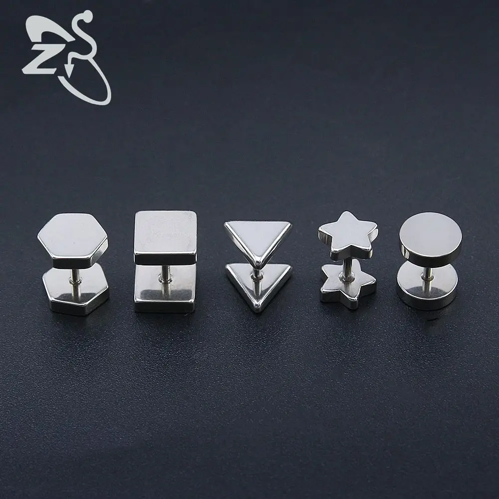 Double Stud Earrings 3 Colors Ear Piercing Earrings Men Round Earring Stud For Women Stainless Steel Fake Ear Plug Gauge Jewelry
Double Stud Earrings 3 Colors Ear Piercing Earrings Men Round Earring Stud For Women Stainless Steel Fake Ear Plug Gauge Jewelry