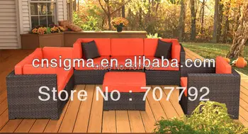 Simple design rattan sofa set:
Simple design rattan sofa set: