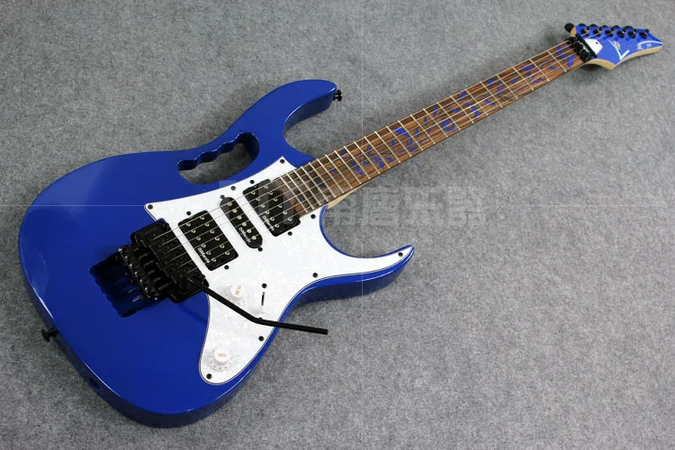 

Best price free shipping top quality new IBZ JEM 7V blue electric guitar DiMarzio pickup spot
