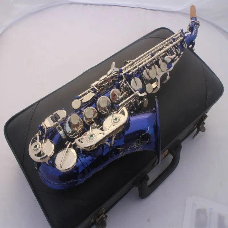 Brass Golden Carve Pattern Bb Bend Althorn Soprano Saxophone Sax Pearl White Shell Buttons Wind Instrument
Brass Golden Carve Pattern Bb Bend Althorn Soprano Saxophone Sax Pearl White Shell Buttons Wind Instrument