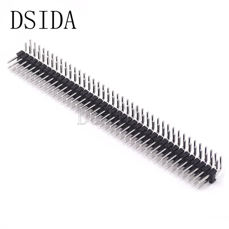 5PCS 2X40 PIN Double row MALE 2.54MM PITCH Right Angle PIN Header connector Strip 2X40PIN 2*40 40p 40PIN FOR PCB BOARD ARDUINO
5PCS 2X40 PIN Double row MALE 2.54MM PITCH Right Angle PIN Header connector Strip 2X40PIN 2*40 40p 40PIN FOR PCB BOARD ARDUINO