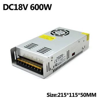 Power Supply DC 18V 33.3A 600W Power Source Transformer 110V 220V AC to dc18V Power Adapter for Attendance System Lighting Motor
Power Supply DC 18V 33.3A 600W Power Source Transformer 110V 220V AC to dc18V Power Adapter for Attendance System Lighting Motor