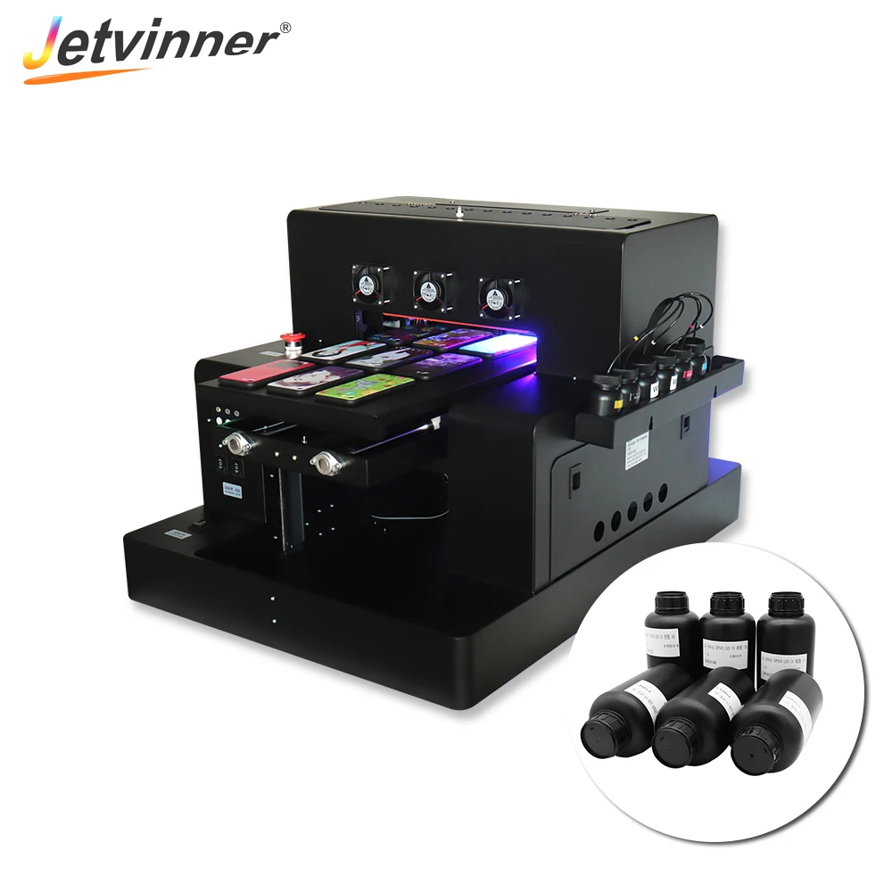 Jetvinner Automatic A3 Size UV Printers Inkjet Printers with UV ink set for Phone Case Bottle Pen Acrylic Metal Golf
Jetvinner Automatic A3 Size UV Printers Inkjet Printers with UV ink set for Phone Case Bottle Pen Acrylic Metal Golf