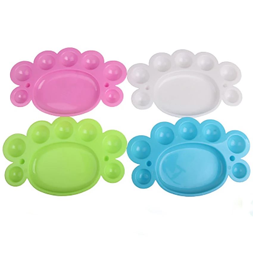 8 Wells Footprint Shape Plastic Palette Tray Student Art Paint Color Palette Oil Watercolor Drawing Pallet Kid Painting Supplies
8 Wells Footprint Shape Plastic Palette Tray Student Art Paint Color Palette Oil Watercolor Drawing Pallet Kid Painting Supplies