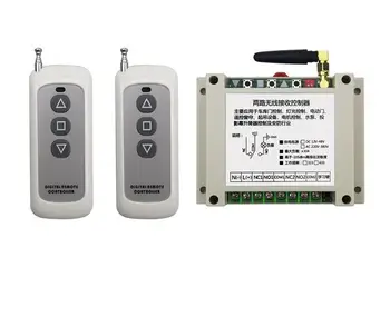 AC 220V 250V 380V 2CH 30A RF Wireless Remote Control Receiver+Transmitter shutters tubular motor garage door 433.92M/315M
AC 220V 250V 380V 2CH 30A RF Wireless Remote Control Receiver+Transmitter shutters tubular motor garage door 433.92M/315M