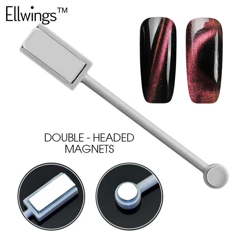 Ellwings 3D DIY Magnet Double-headed Magnetic Plate Pen Strong Magnetic Manicure Tool for Cat Eye UV Gel Nail Polish
Ellwings 3D DIY Magnet Double-headed Magnetic Plate Pen Strong Magnetic Manicure Tool for Cat Eye UV Gel Nail Polish