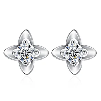 XIYANIKE 925 Sterling Silver Zirconia Clover Studs Earrings For Women Lady Gift Prevent allergy Sterling-Silver-Jewelry VES6706
XIYANIKE 925 Sterling Silver Zirconia Clover Studs Earrings For Women Lady Gift Prevent allergy Sterling-Silver-Jewelry VES6706
