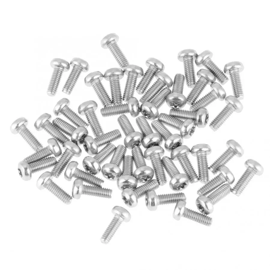 50pcs M3 Series 304 Stainless Steel Round Pan Head Star Screws screw nut Hardware Fasteners
50pcs M3 Series 304 Stainless Steel Round Pan Head Star Screws screw nut Hardware Fasteners
