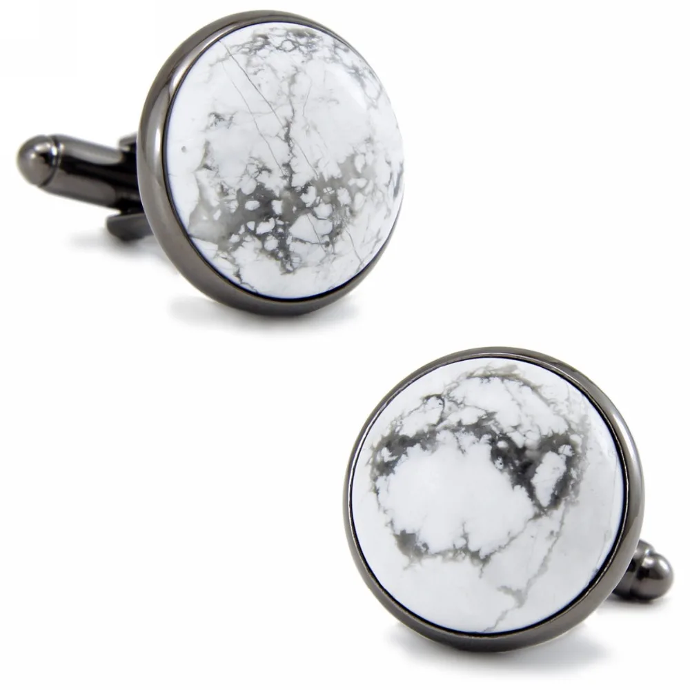 SPARTA Natural White pine stone Round cufflinks Ink and wash style mirror polishing metal men's Cuff Links + Free Shipping !!!
SPARTA Natural White pine stone Round cufflinks Ink and wash style mirror polishing metal men's Cuff Links + Free Shipping !!!