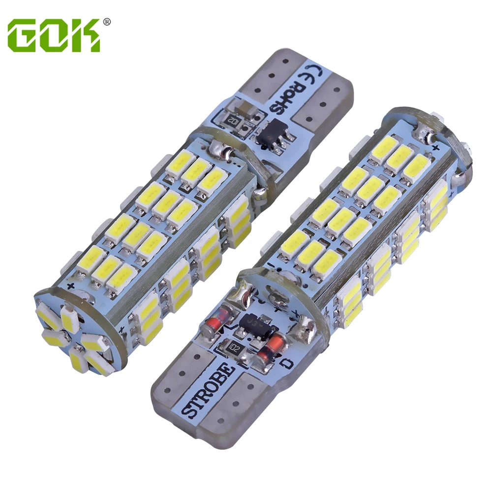 2pcs/lot T10 Strobe flashing 194 W5W 54led 3014SMD t10led lasting shine+auto strobe flash Two modes of Operation Car light bulbs
2pcs/lot T10 Strobe flashing 194 W5W 54led 3014SMD t10led lasting shine+auto strobe flash Two modes of Operation Car light bulbs