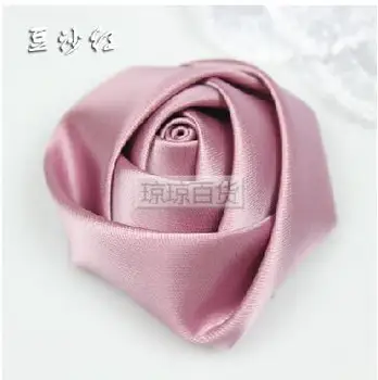 100Pcs/Lot 3.5cm Purple Red Flowers Handmade Satin Rose Ribbon Flowers DIY For Make Wedding Bouquet Flower AccessoriesViolet 
100Pcs/Lot 3.5cm Purple Red Flowers Handmade Satin Rose Ribbon Flowers DIY For Make Wedding Bouquet Flower AccessoriesViolet