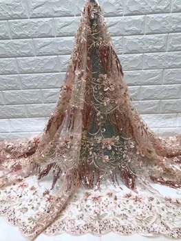 2019 Latest Nigerian Laces Fabric High Quality Gold Sequins African Swiss Laces Fabric for Wedding Dress French Cord Tulle Lace
2019 Latest Nigerian Laces Fabric High Quality Gold Sequins African Swiss Laces Fabric for Wedding Dress French Cord Tulle Lace