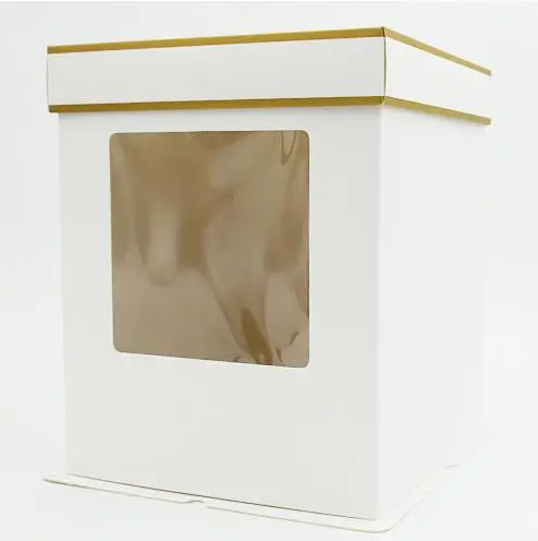 Free shipping White Cake Box 8'' Wedding Birthday Cake Packaging Box Cake Decoration 26*26*31.5cm
Free shipping White Cake Box 8'' Wedding Birthday Cake Packaging Box Cake Decoration 26*26*31.5cm