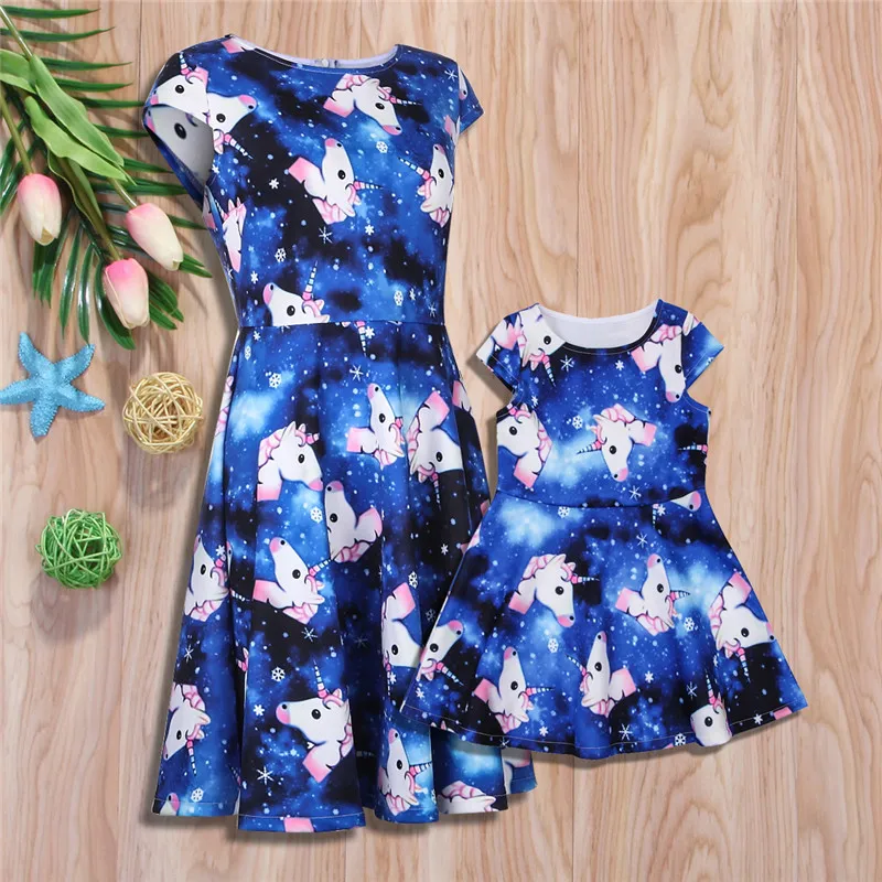 2018 Fashion Design Bohemian Maxi Dress Family Matching Women Girls Unicorn Mini Dress Club Party Swing Summer Kids Sundress
2018 Fashion Design Bohemian Maxi Dress Family Matching Women Girls Unicorn Mini Dress Club Party Swing Summer Kids Sundress
