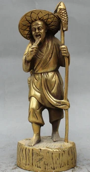 zhaorui588664>>>7.5"chinese bronze brass Fisherman fish old man good luck art statue sculpture
zhaorui588664>>>7.5"chinese bronze brass Fisherman fish old man good luck art statue sculpture