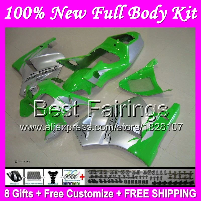 Fairing For HONDA VFR400R NC30 Green silver RVF400R B815 RVF 400R 89 90 91 NEW Green 92 93 1989 1990 1991 1992 1993 +Decal
Fairing For HONDA VFR400R NC30 Green silver RVF400R B815 RVF 400R 89 90 91 NEW Green 92 93 1989 1990 1991 1992 1993 +Decal