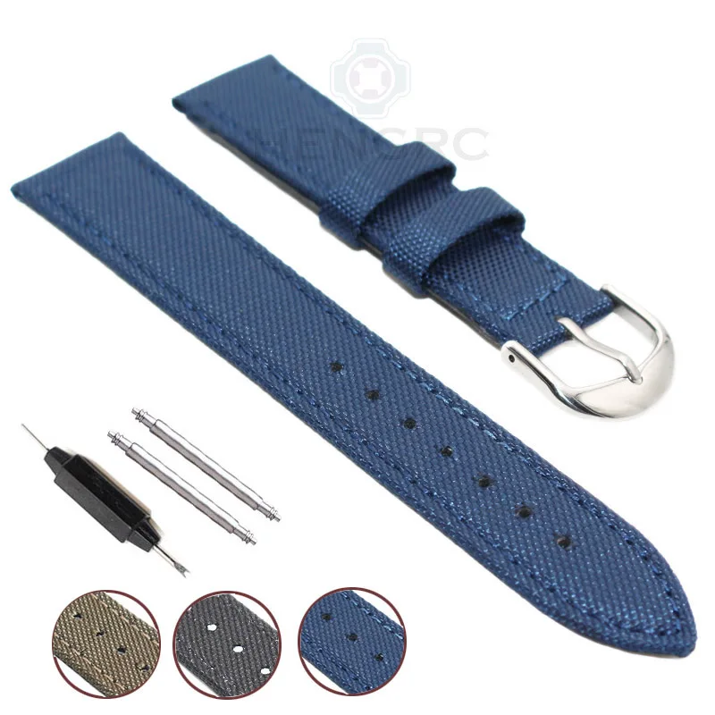 Canvas Nylon Watch Band Strap Blue Black Green 18 20 22 24mm Watchbands Men Women Fashion Replacement Bracelet Watch Accessories
Canvas Nylon Watch Band Strap Blue Black Green 18 20 22 24mm Watchbands Men Women Fashion Replacement Bracelet Watch Accessories