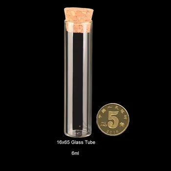 50pcs 6ml 16x65mm Small Clear Glass Tube Vial Pendant With Cork For Wedding Holiday Decoration Christmas Gifts
50pcs 6ml 16x65mm Small Clear Glass Tube Vial Pendant With Cork For Wedding Holiday Decoration Christmas Gifts