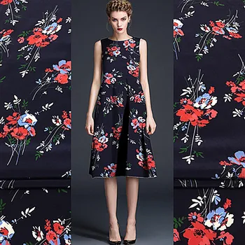 Bright flowers wide 100 % silk crepe fabric mulberry silk texture double crepe fabric dress scarf
Bright flowers wide 100 % silk crepe fabric mulberry silk texture double crepe fabric dress scarf