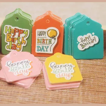 Zerong new arriva Happy birthday series gift hang tag card/pink/yellow/green/blue 3.3*2.4cm paper gifts tag card 100pcs /lot
Zerong new arriva Happy birthday series gift hang tag card/pink/yellow/green/blue 3.3*2.4cm paper gifts tag card 100pcs /lot