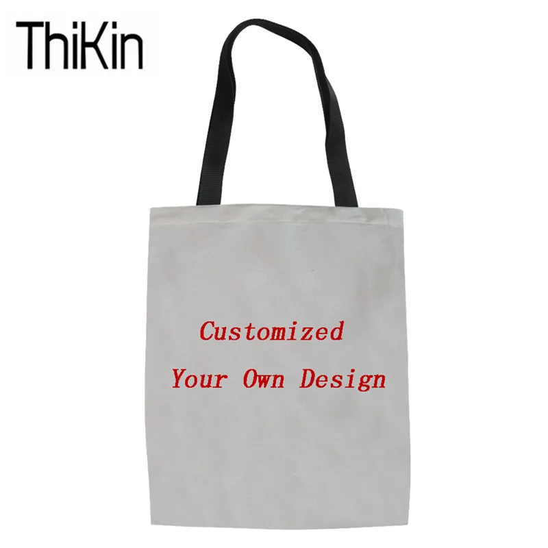THIKIN Shopping Bags Women Customized Your Own Design Canvas Tote Bag Ladies Shoudler Shopper Bags for Recycle Eco Bag Bolsa
THIKIN Shopping Bags Women Customized Your Own Design Canvas Tote Bag Ladies Shoudler Shopper Bags for Recycle Eco Bag Bolsa