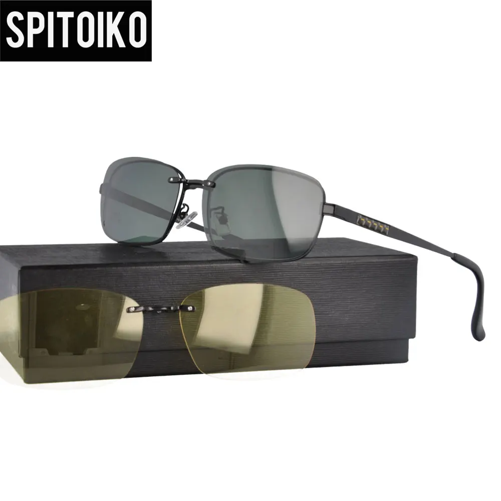 Polarized Clip On Sunglasses Men Metal Custom prescription lenses Magnetic clips night glasses S9263
Polarized Clip On Sunglasses Men Metal Custom prescription lenses Magnetic clips night glasses S9263