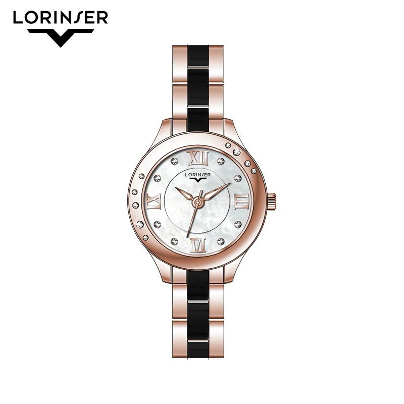 Lorinser Fashion Women Quartz Watch Ladies Casual Dress Wristwatch Rhinestone Bracelet Watch Rose Gold Luxury Relogio Feminino
Lorinser Fashion Women Quartz Watch Ladies Casual Dress Wristwatch Rhinestone Bracelet Watch Rose Gold Luxury Relogio Feminino