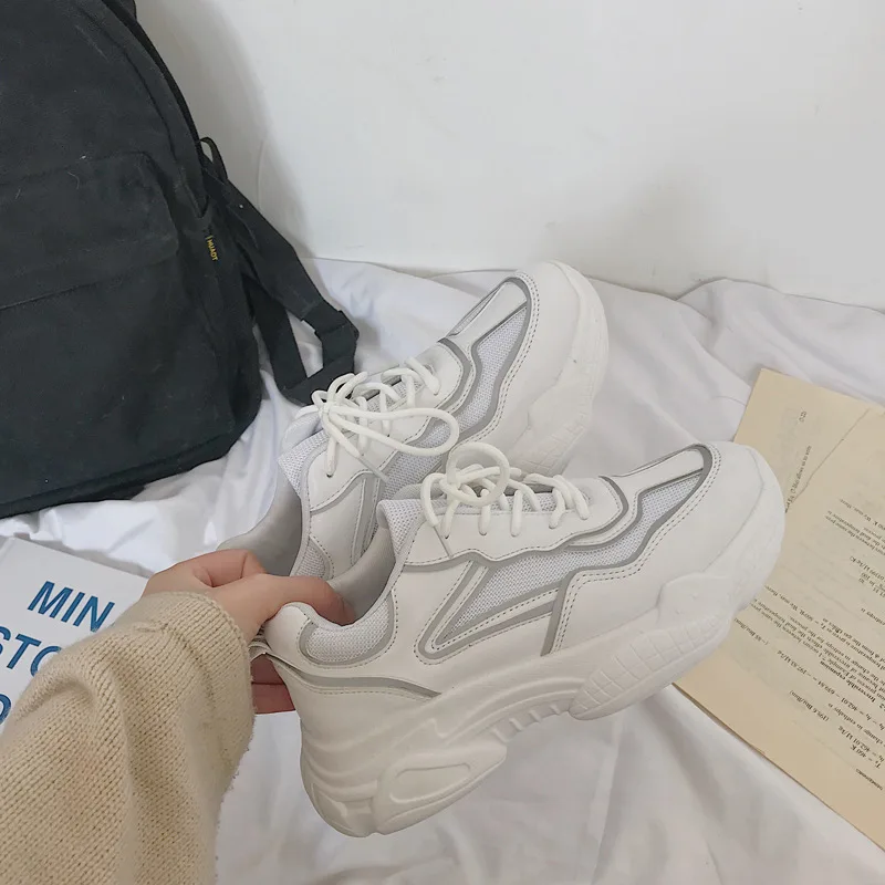 white shoes 2019 new spring fashion women casual shoes platform shoes women dad sneakers Ladies white Trainers chaussure femme
white shoes 2019 new spring fashion women casual shoes platform shoes women dad sneakers Ladies white Trainers chaussure femme