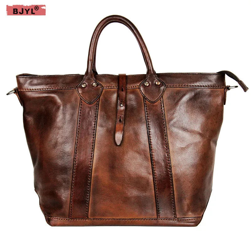 BJYL Vintage Genuine leather Women handbags top layer cowhide female messenger bag vegetable tanned leather shoulder bag
BJYL Vintage Genuine leather Women handbags top layer cowhide female messenger bag vegetable tanned leather shoulder bag