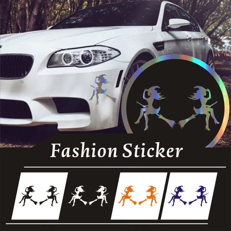 2pcs Sexy Witch Scary Car Sticker Vinyl Decals car styling Bumper Shielding Paint Scratches car decoration15*15.9cm
2pcs Sexy Witch Scary Car Sticker Vinyl Decals car styling Bumper Shielding Paint Scratches car decoration15*15.9cm