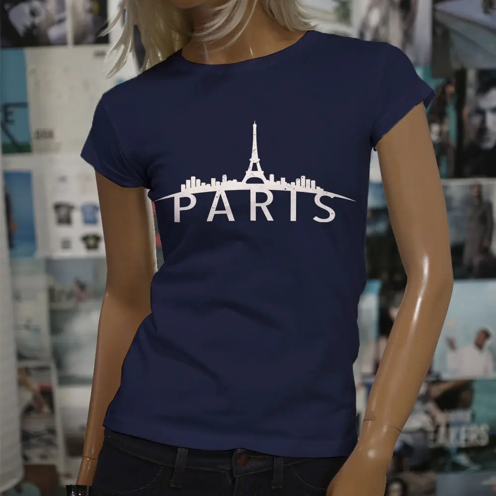 2019 New Women T-Shirt Summer New Print Man Cotton Fashion Paris Skyline France French Pride Eiffel Tower Womens Navy T-Shirt
2019 New Women T-Shirt Summer New Print Man Cotton Fashion Paris Skyline France French Pride Eiffel Tower Womens Navy T-Shirt