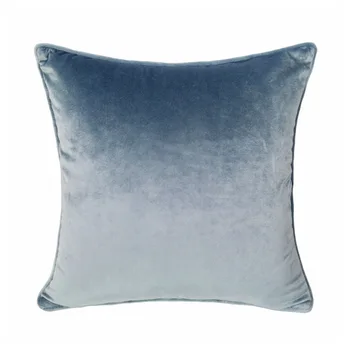 Soft Solid Gray Velvet Pillow Case Gray Blue Velour Cushion Cover Home Sofa Home Bedding Square Pipping 45x45cm Sell by piece
Soft Solid Gray Velvet Pillow Case Gray Blue Velour Cushion Cover Home Sofa Home Bedding Square Pipping 45x45cm Sell by piece