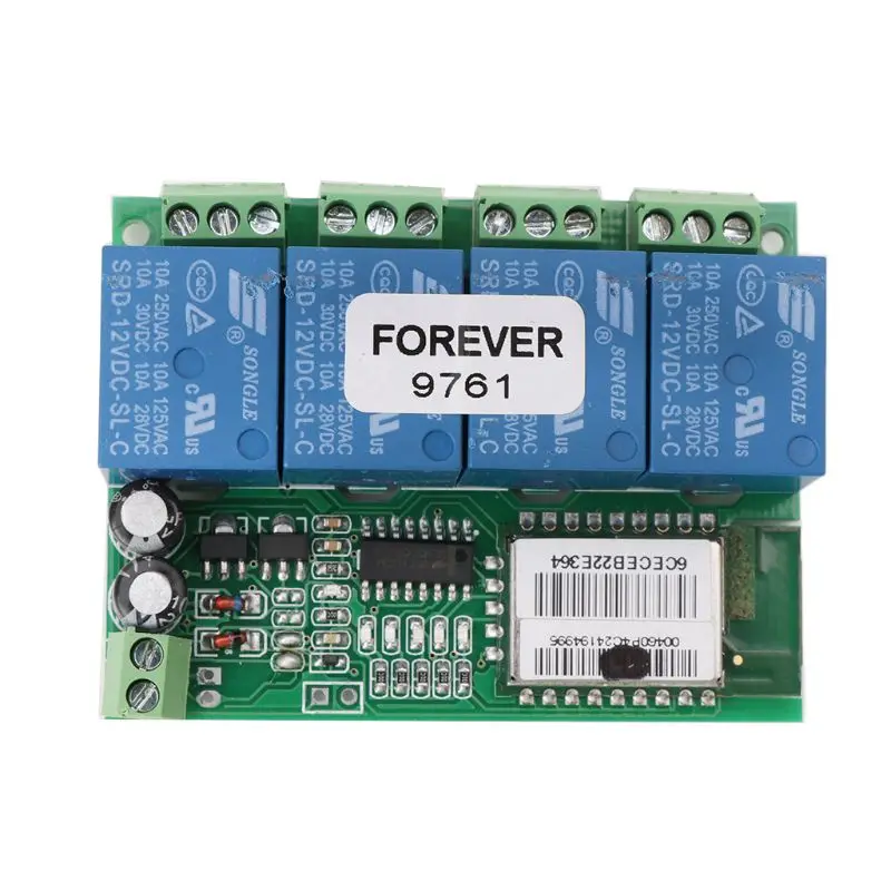 4CH Bluetooth Relay Switch Module With App Remote Control Mobile Phone Spare Parts For Apple For Android
4CH Bluetooth Relay Switch Module With App Remote Control Mobile Phone Spare Parts For Apple For Android
