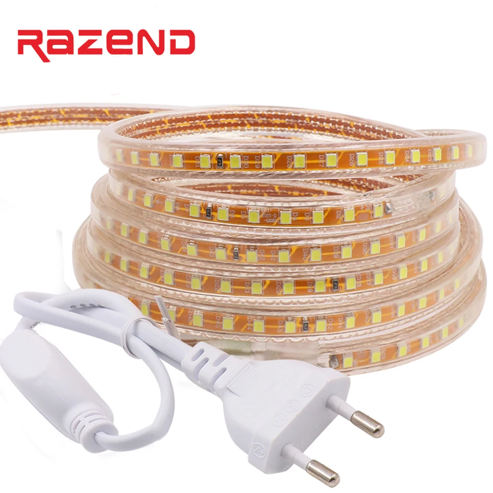 220V Led Strip SMD 2835 120led/M 1m 2m 3m 5m 10m 100m Waterproof Flexible Tape Light EU Power Plug 23key 11key Dimmer Controller 
220V Led Strip SMD 2835 120led/M 1m 2m 3m 5m 10m 100m Waterproof Flexible Tape Light EU Power Plug 23key 11key Dimmer Controller