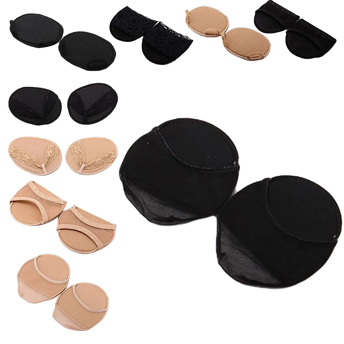 5Styles/2Colors Forefoot Insoles Non-slip/Invisible High Heeled Shoes/Slip Resistant/Half Yard Pads black for Women Ladies
5Styles/2Colors Forefoot Insoles Non-slip/Invisible High Heeled Shoes/Slip Resistant/Half Yard Pads black for Women Ladies