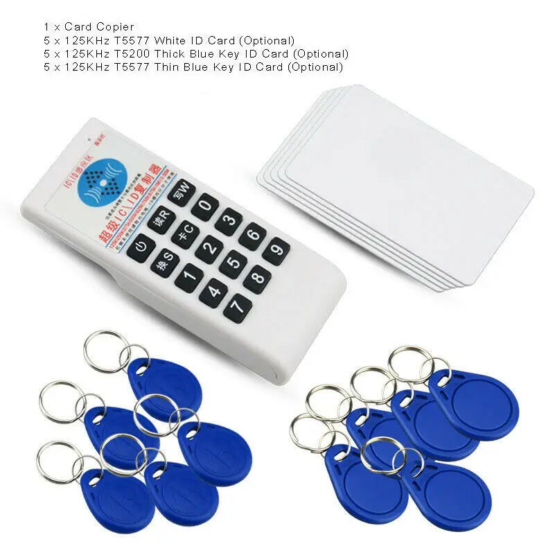 125KHz 13.56MHz RFID Replicator Frequency IC Card ID Tag Writer Reader Copier
125KHz 13.56MHz RFID Replicator Frequency IC Card ID Tag Writer Reader Copier