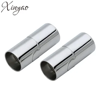 2pcs/lot Hole Size 8mm Stainless Steel Magnetic Clasps For Leather Bracelets Cord End Caps Connectors For Jewelry Making F5251
2pcs/lot Hole Size 8mm Stainless Steel Magnetic Clasps For Leather Bracelets Cord End Caps Connectors For Jewelry Making F5251