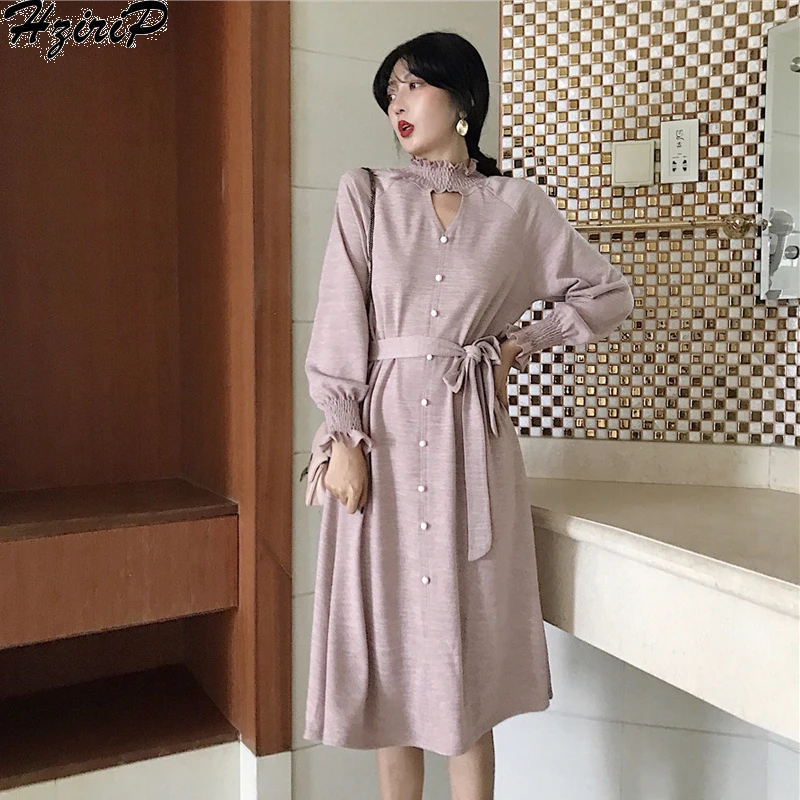 HziriP Women Exquisite Aestheticism Elegant Solid Long Dress 2018 Autumn Long Sleeves Party Dresses Vacation Vestidos De Fiesta
HziriP Women Exquisite Aestheticism Elegant Solid Long Dress 2018 Autumn Long Sleeves Party Dresses Vacation Vestidos De Fiesta
