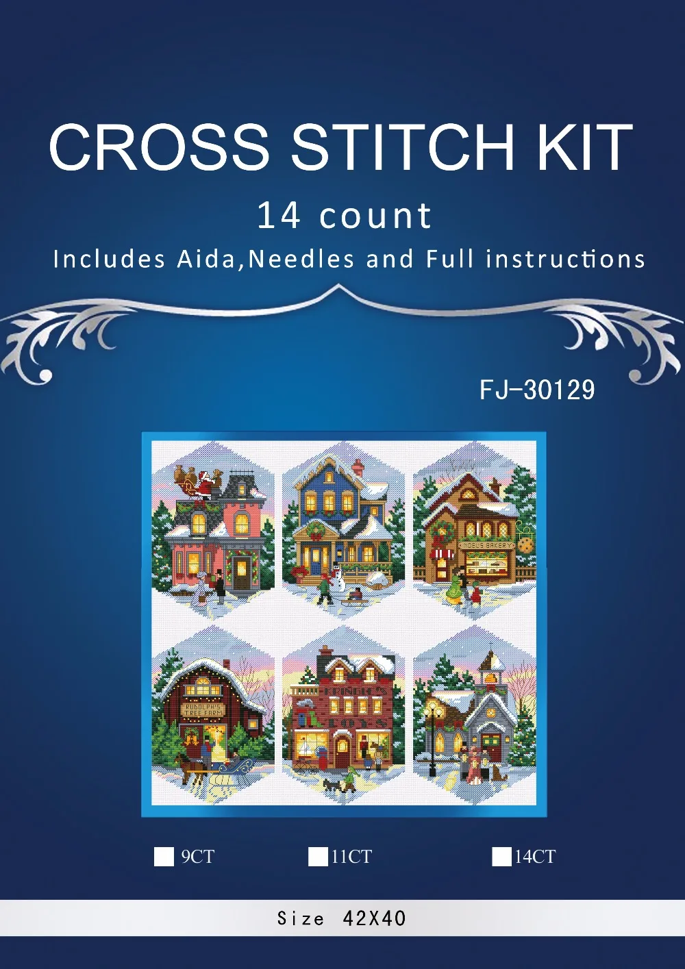 Top Quality Lovely Hot Sell Counted Cross Stitch Kit Christmas Village Ornament dim 07
Top Quality Lovely Hot Sell Counted Cross Stitch Kit Christmas Village Ornament dim 07