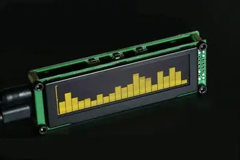 AK2132 OLED Music Spectrum Display Analyzer Audio Level Indicator rhythm MP3 Amplifier VU METER USB POWER
AK2132 OLED Music Spectrum Display Analyzer Audio Level Indicator rhythm MP3 Amplifier VU METER USB POWER