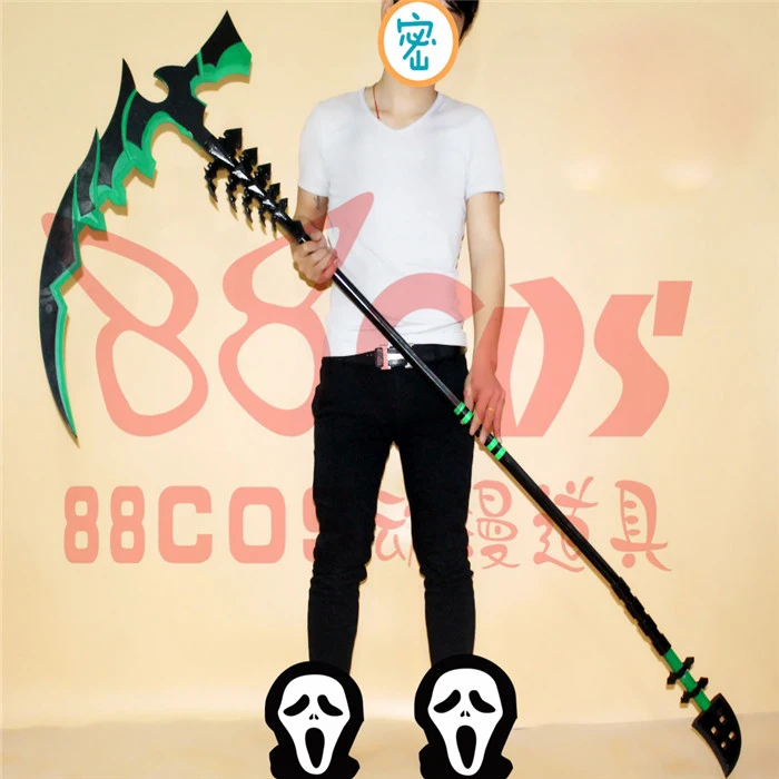 TOP QUALITY! Anime BLACK ROCK SHOOTER Yomi Takanashi Cosplay Weapon Big Sickle Cosplay Props For Party Halloween
TOP QUALITY! Anime BLACK ROCK SHOOTER Yomi Takanashi Cosplay Weapon Big Sickle Cosplay Props For Party Halloween