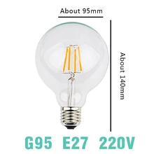 2022NEW LED Filament Bulb E27 Retro Edison Lamp 220V E14 Vintage C35 Candle Light Dimmable G95 Globe Ampoule Lighting COB Home
2022NEW LED Filament Bulb E27 Retro Edison Lamp 220V E14 Vintage C35 Candle Light Dimmable G95 Globe Ampoule Lighting COB Home