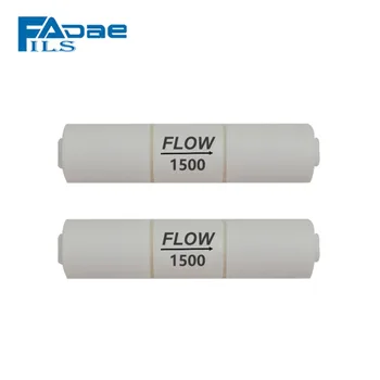 Flow Restrictor 1500CC 1/4" Quick Connect for RO Reverse Osmosis System- Pack of 2
Flow Restrictor 1500CC 1/4" Quick Connect for RO Reverse Osmosis System- Pack of 2