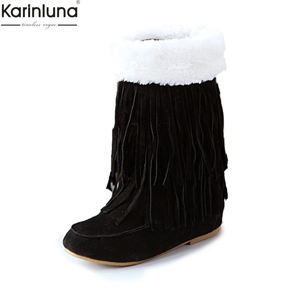 KARINLUNA brand new dropship big size 34-43 women snow Boots Shoes fashion Winter warm plush russia fringes Boots shoes woman
KARINLUNA brand new dropship big size 34-43 women snow Boots Shoes fashion Winter warm plush russia fringes Boots shoes woman