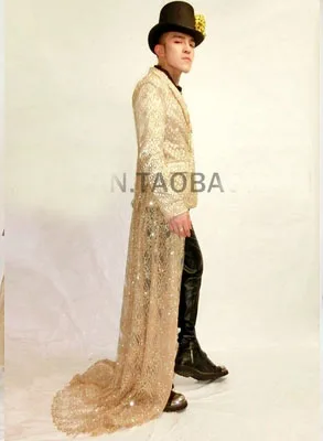 new real men golden jacket with tail event/stage performance short tuxedo jacket/stage performance/ASIA SIZE/only jacket
new real men golden jacket with tail event/stage performance short tuxedo jacket/stage performance/ASIA SIZE/only jacket