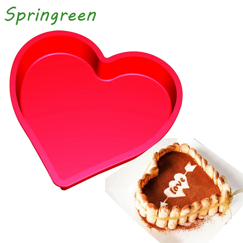 Springreen Big Heart Shape Cake Mold Non-stick Silicone Bread Baking Pan DIY Cheesecake Mould Birthday Love Cake (9.4 Inch)
Springreen Big Heart Shape Cake Mold Non-stick Silicone Bread Baking Pan DIY Cheesecake Mould Birthday Love Cake (9.4 Inch)