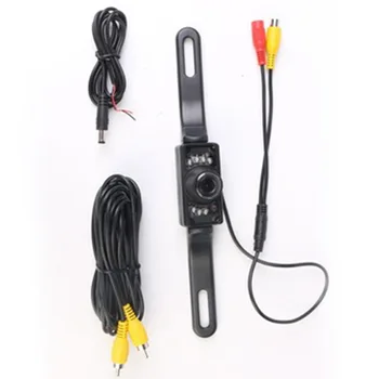 120 degree wide angle 12V Car Rearview Camera Night Vision 7 LED Long License plate frame Black 
120 degree wide angle 12V Car Rearview Camera Night Vision 7 LED Long License plate frame Black