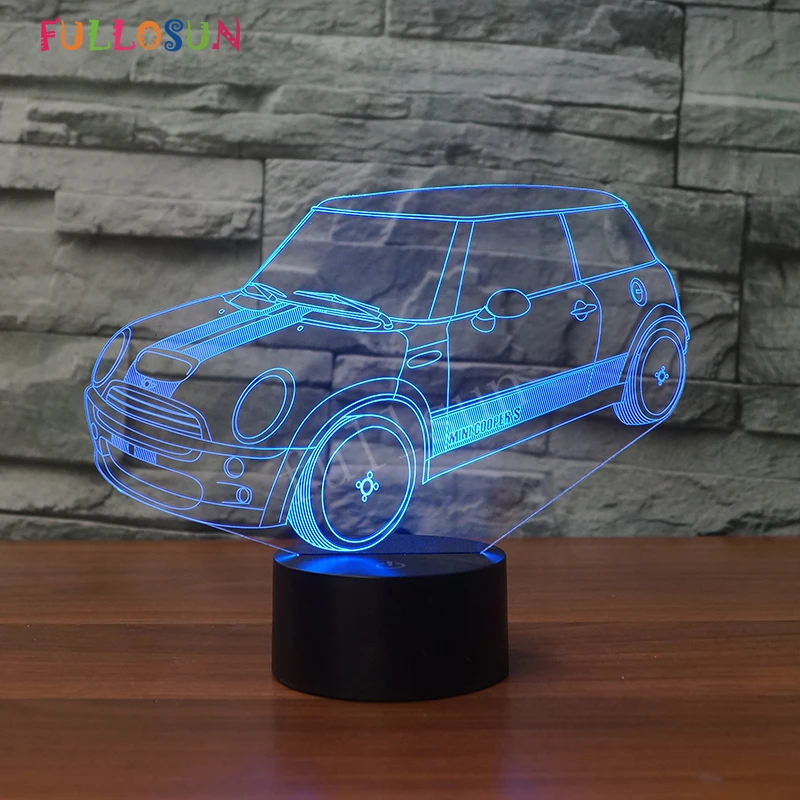 Customize Car Model 3D Illusion Lights LED Acrylic Plate Desk Table Lamp LED Children Toy Lamp as Gift
Customize Car Model 3D Illusion Lights LED Acrylic Plate Desk Table Lamp LED Children Toy Lamp as Gift