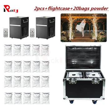 2pcs with Flightcase and 20 Bags Powder 750W Cold Spark Fireworks Machine DMX And Remote Control Fountain Firework For Wedding
2pcs with Flightcase and 20 Bags Powder 750W Cold Spark Fireworks Machine DMX And Remote Control Fountain Firework For Wedding