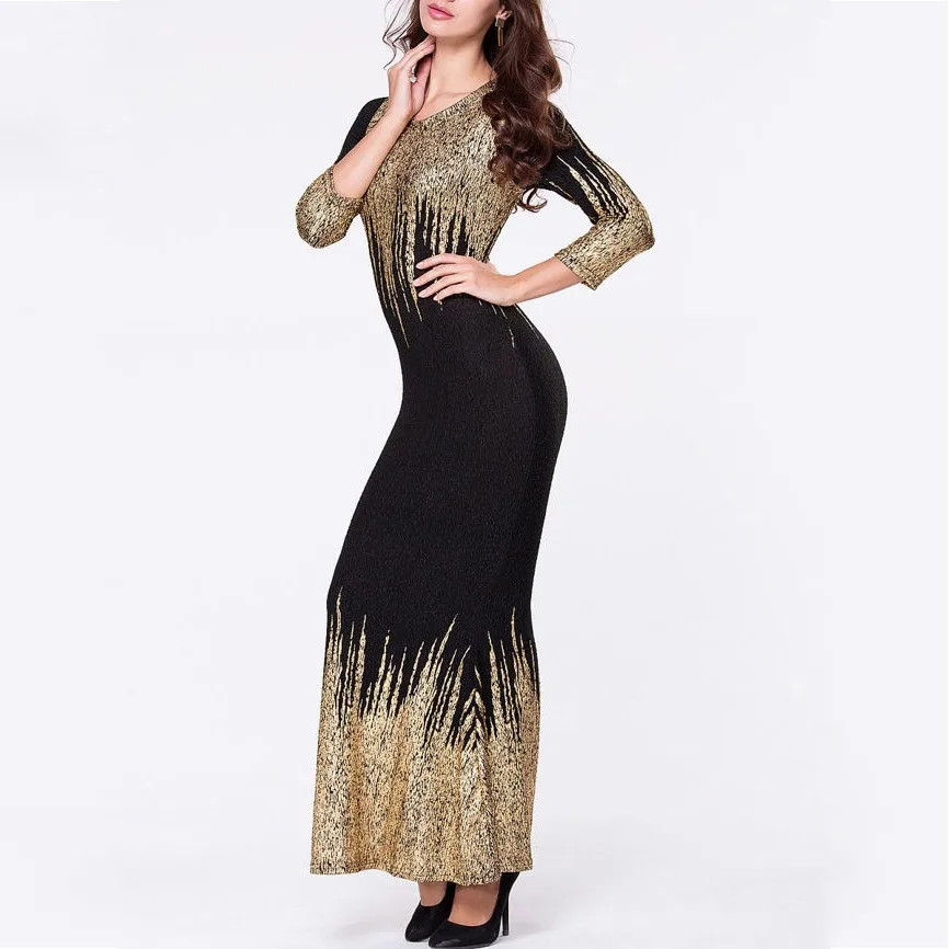 African Dresses For Women New African Dashiki Summer Dress Gold Foil Slim Long Sleeve Dress Bronzing Foam Fashion Hot Sales
African Dresses For Women New African Dashiki Summer Dress Gold Foil Slim Long Sleeve Dress Bronzing Foam Fashion Hot Sales